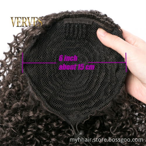 Curly Ponytail Hairpiece With Rubber 10'' crochet braid band hair Chignon Synthetic Ponytail Hair Extension with Clip-in